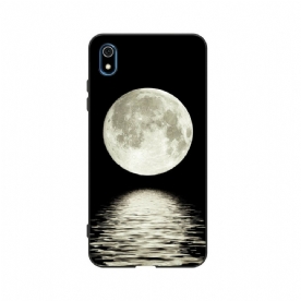 Hoesje voor Xiaomi Redmi 7A Marine Moon Flexibele Siliconen