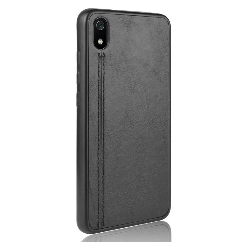 Hoesje voor Xiaomi Redmi 7A Naad Leereffect