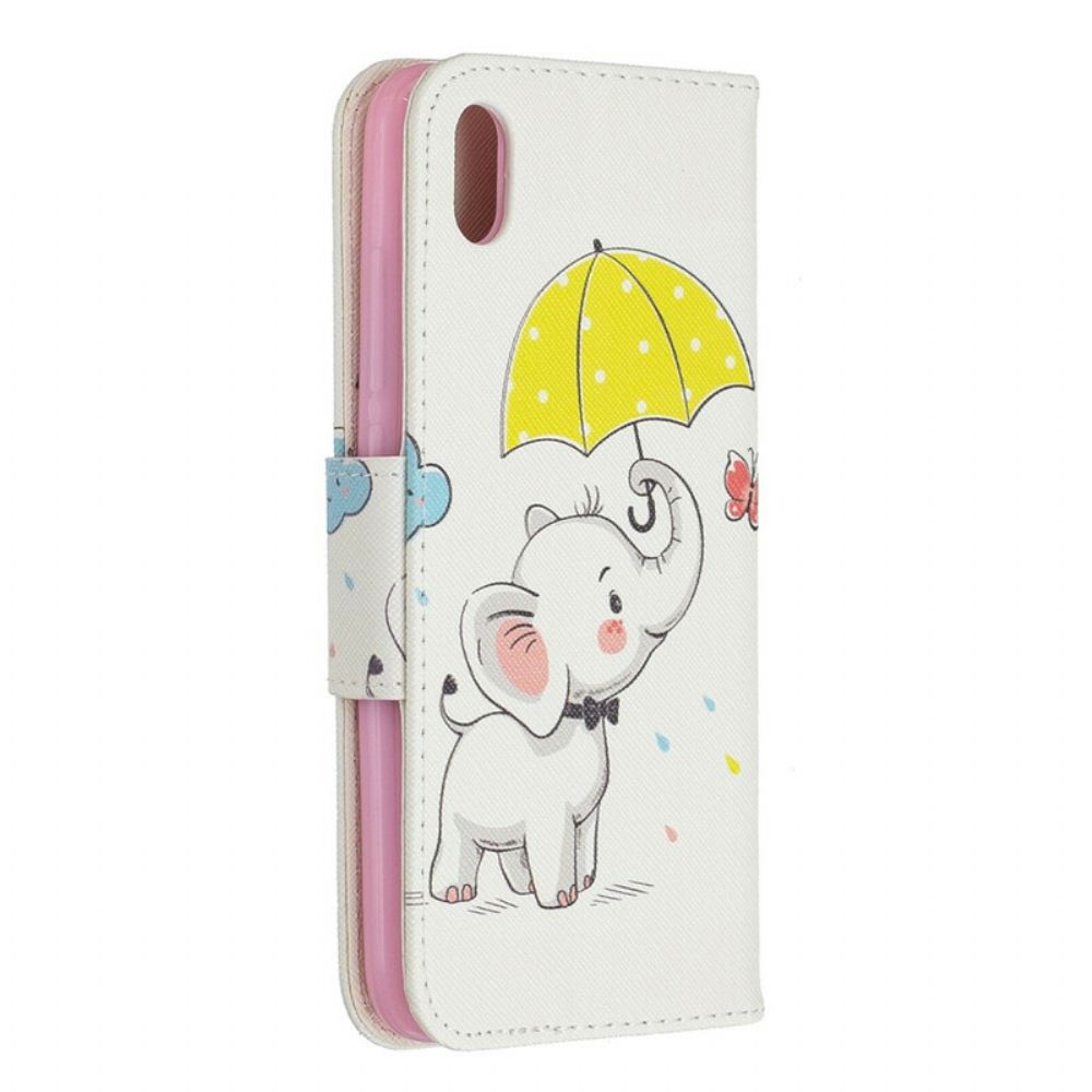 Leren Hoesje voor Xiaomi Redmi 7A Babyolifant