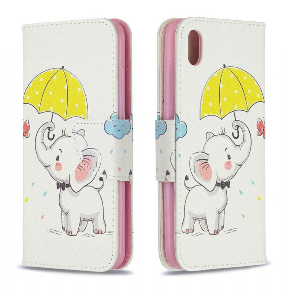 Leren Hoesje voor Xiaomi Redmi 7A Babyolifant