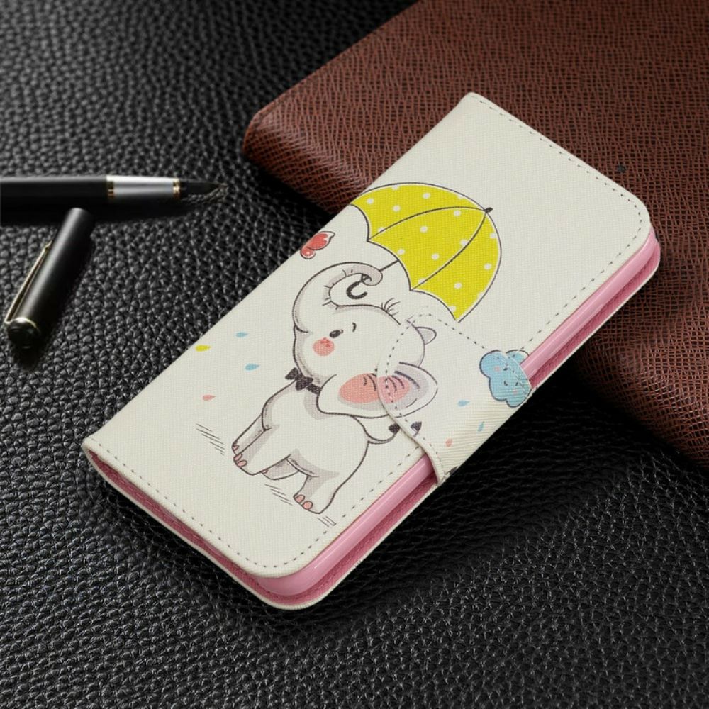 Leren Hoesje voor Xiaomi Redmi 7A Babyolifant