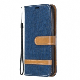 Leren Hoesje voor Xiaomi Redmi 7A Met Ketting Band Met Stof En Leereffect