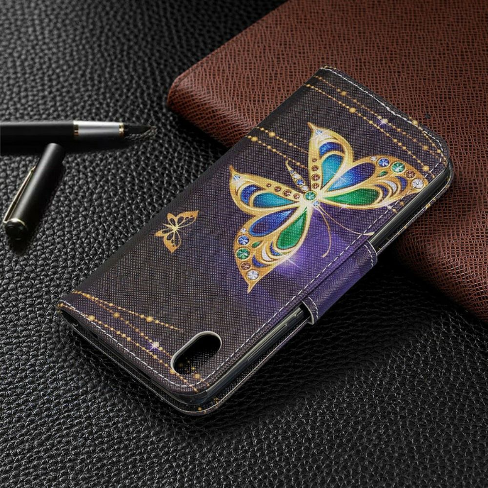 Leren Hoesje voor Xiaomi Redmi 7A Ongelooflijke Vlinders