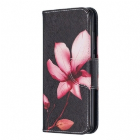 Leren Hoesje voor Xiaomi Redmi 7A Roze Bloem