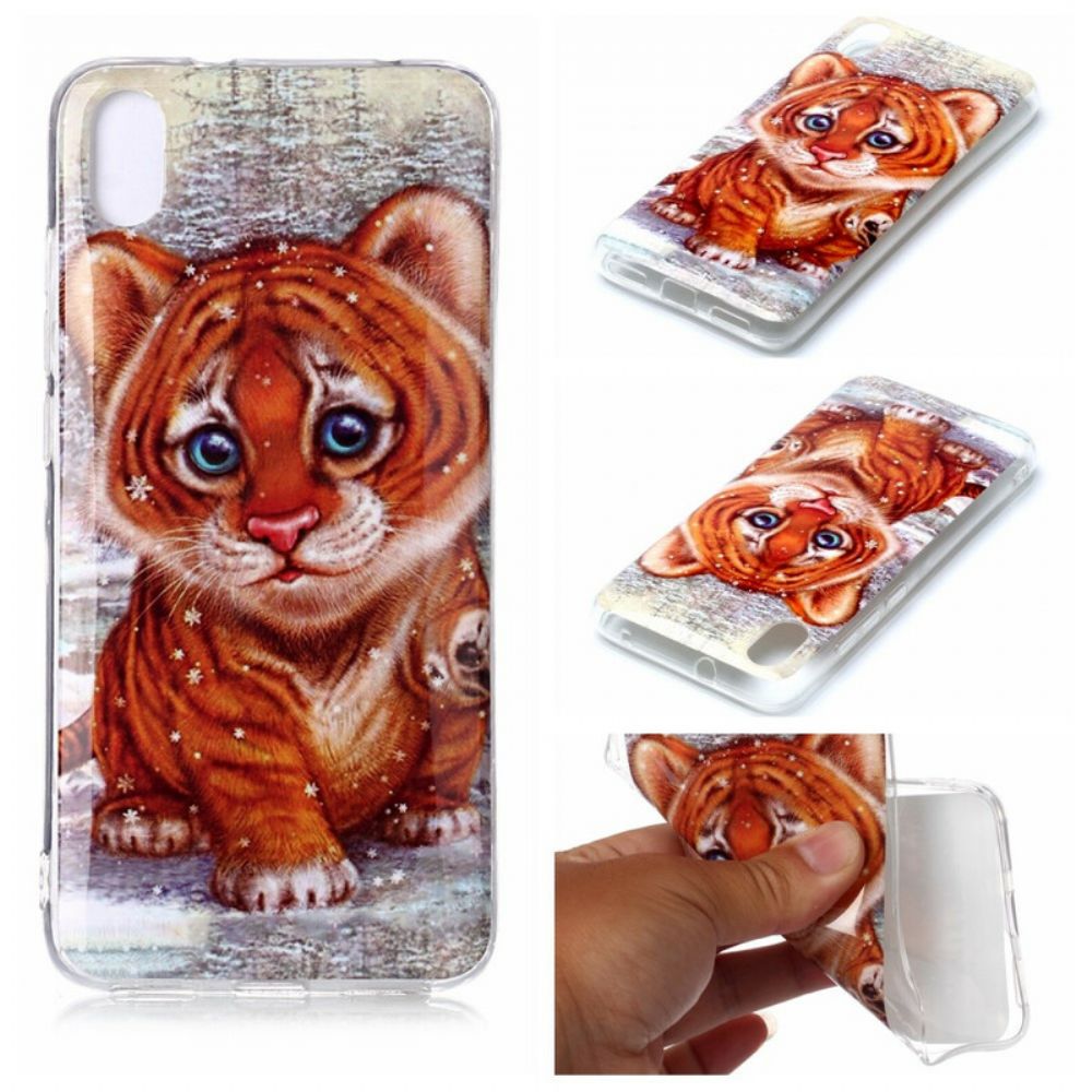 Telefoonhoesje voor Xiaomi Redmi 7A Baby Tijger