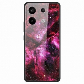 Case Hoesje Xiaomi Redmi Note 13 Pro 5g Telefoonhoesje Melkweg Gehard Glas