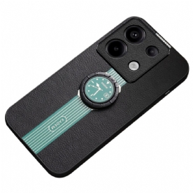 Cover Hoesje Xiaomi Redmi Note 13 Pro 5g Telefoonhoesje Designhorloge Met Ringsteun Kadem