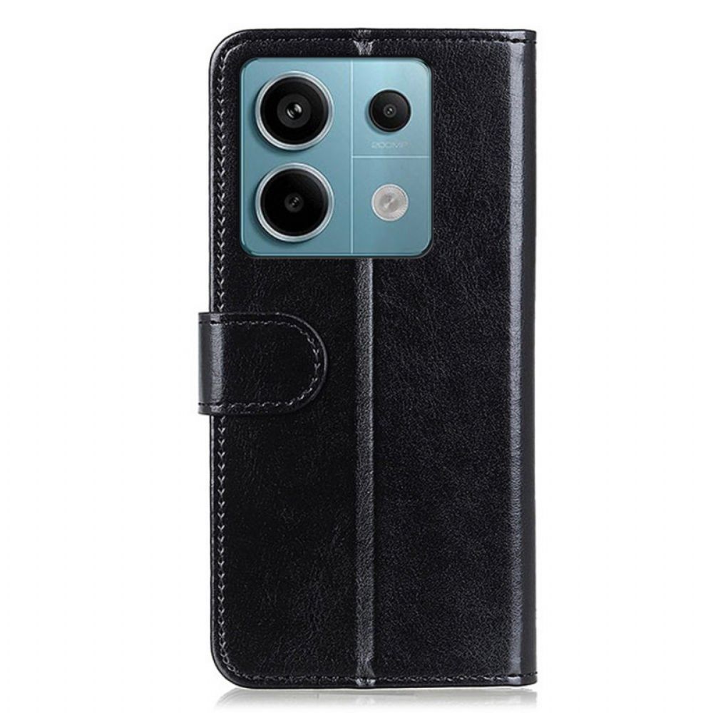 Flip Case Leren Xiaomi Redmi Note 13 Pro 5g Kunstlakleer