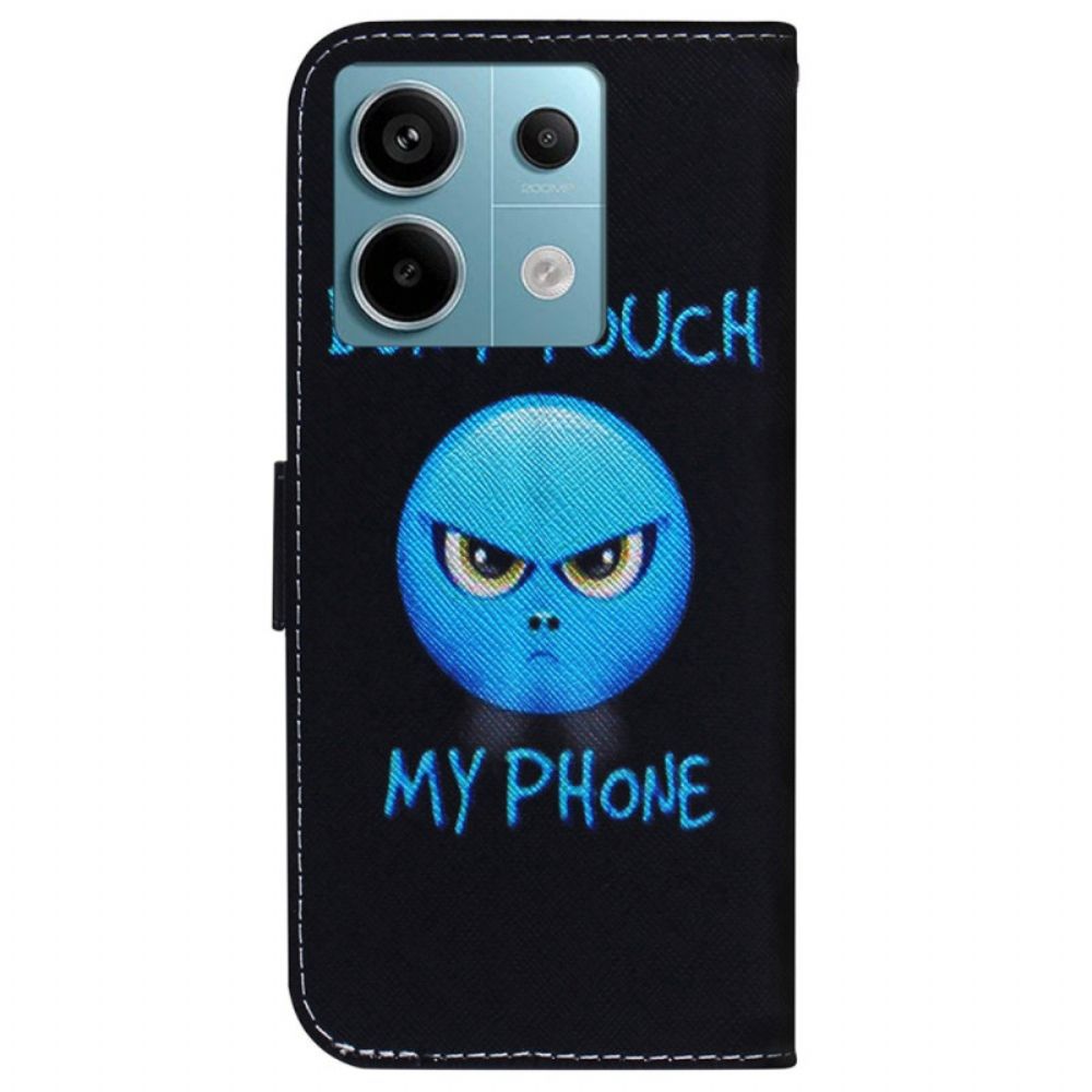 Flip Case Leren Xiaomi Redmi Note 13 Pro 5g Telefoon-emoji