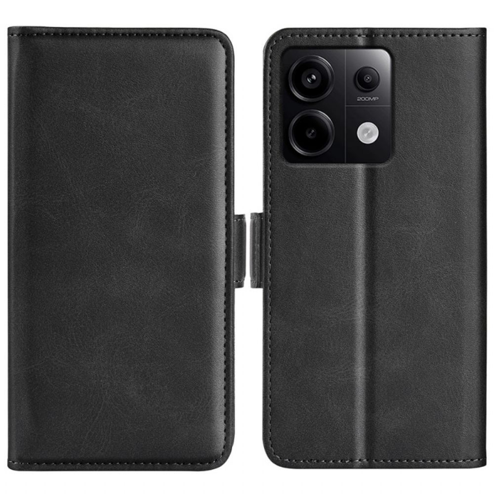 Folio-hoesje Xiaomi Redmi Note 13 Pro 5g Dubbele Sluiting