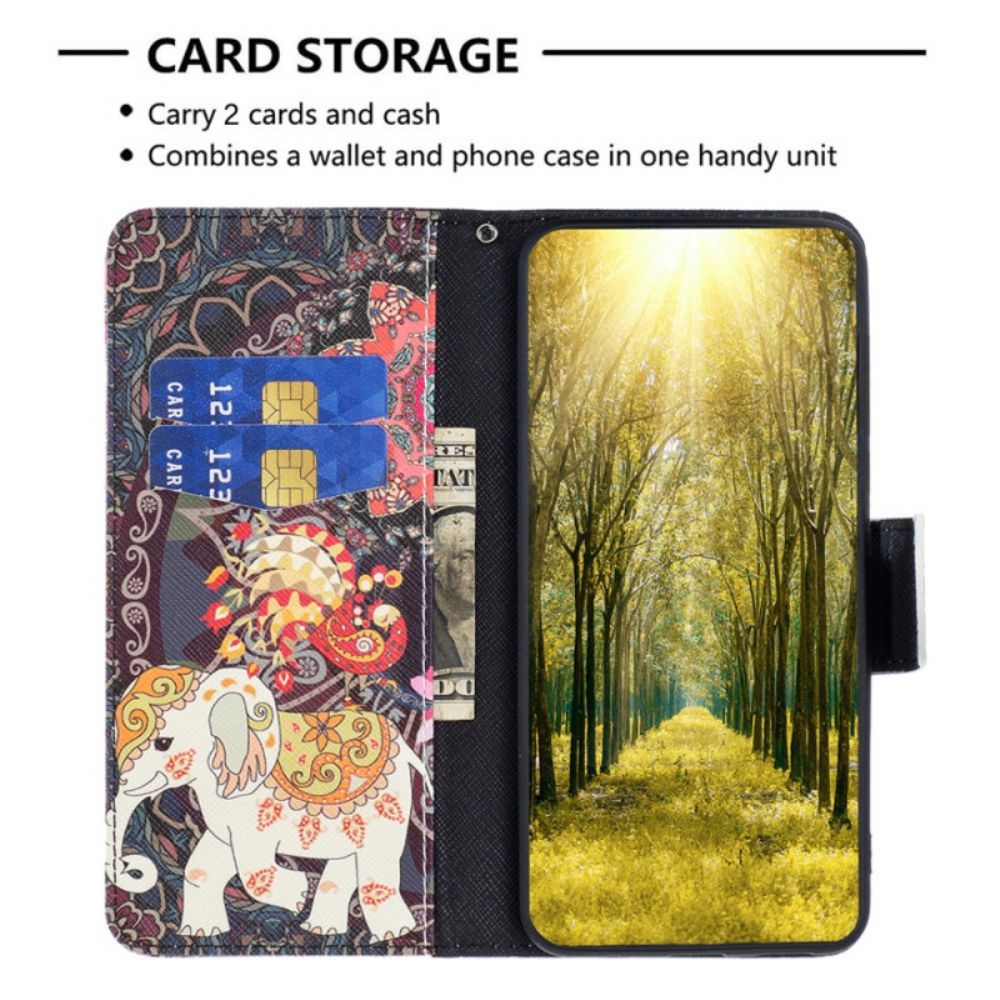 Folio-hoesje Xiaomi Redmi Note 13 Pro 5g Indische Olifant