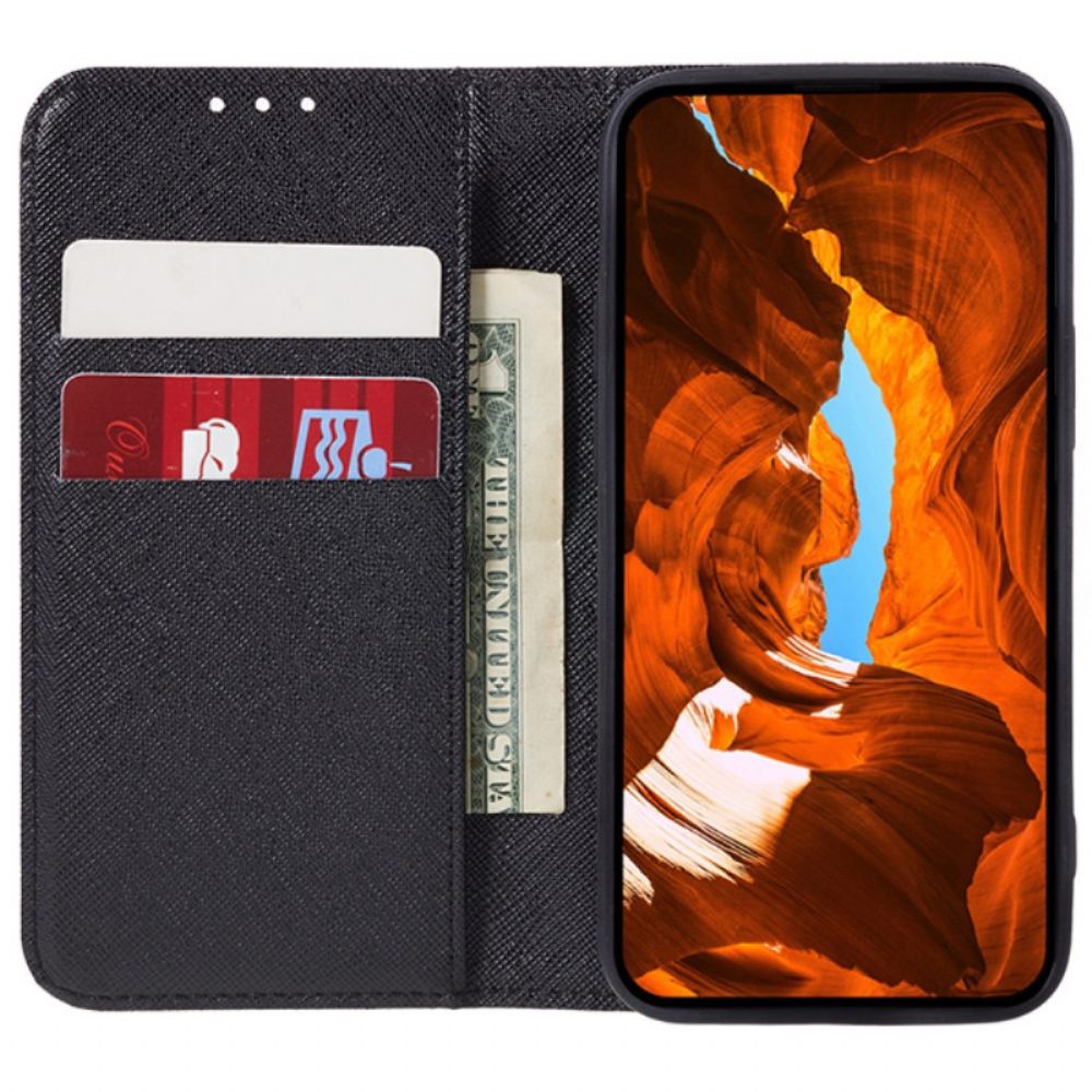 Folio-hoesje Xiaomi Redmi Note 13 Pro 5g Kruistextuur