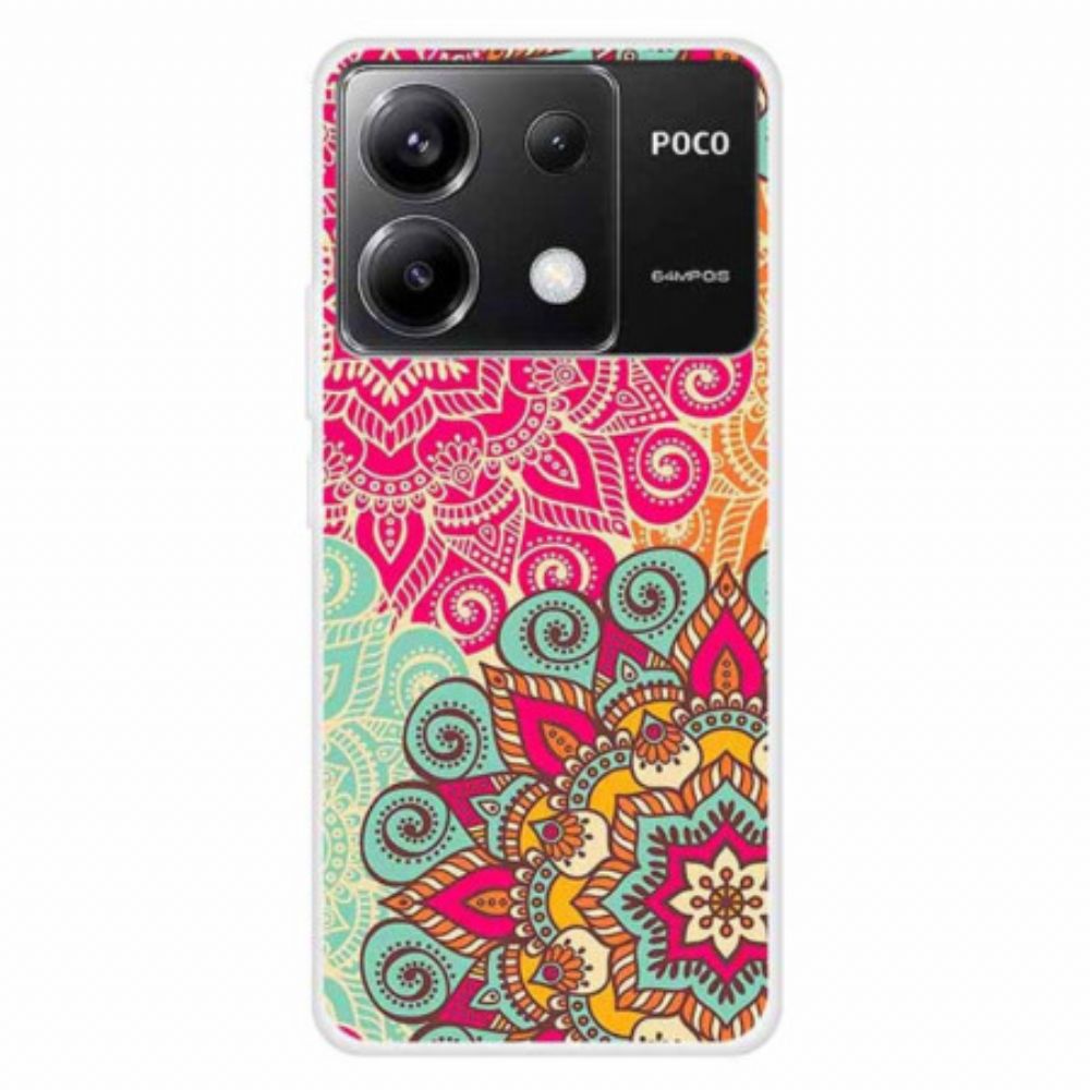 Hoesje Voor Xiaomi Redmi Note 13 Pro 5g Bloemenpatroon