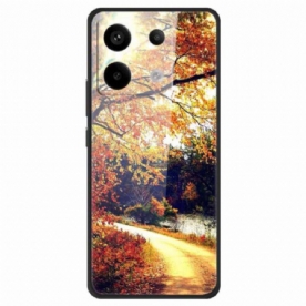 Hoesje Xiaomi Redmi Note 13 Pro 5g Country Road Gehard Glas Bescherming Hoesje