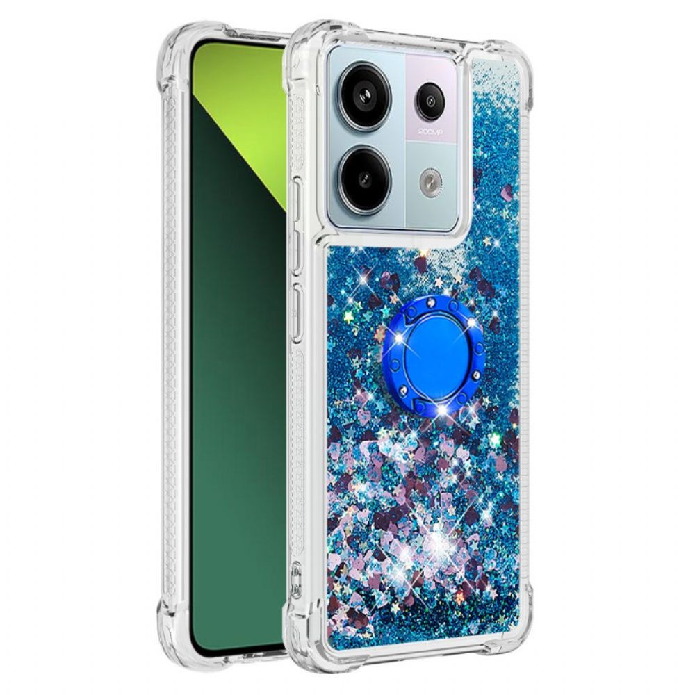 Hoesje Xiaomi Redmi Note 13 Pro 5g Glitterringhouder Bescherming Hoesje