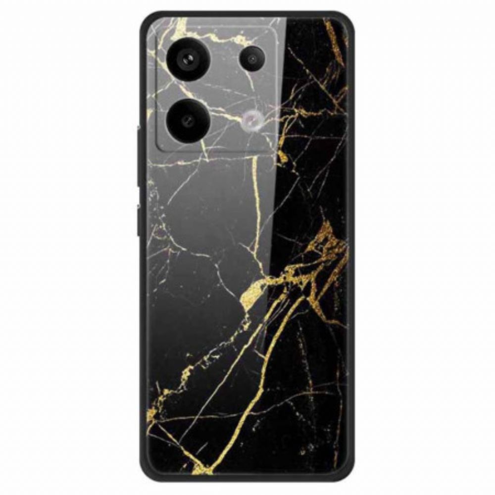 Hoesje Xiaomi Redmi Note 13 Pro 5g Goudkorrelig Gehard Glas