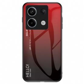 Hoesje Xiaomi Redmi Note 13 Pro 5g Hallo Gehard Glas Bescherming Hoesje