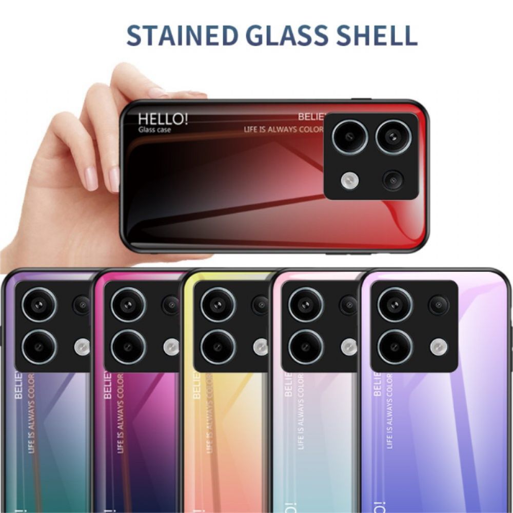 Hoesje Xiaomi Redmi Note 13 Pro 5g Hallo Gehard Glas Bescherming Hoesje