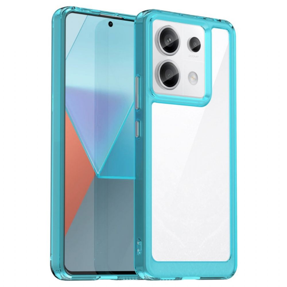 Hoesje Xiaomi Redmi Note 13 Pro 5g Hybride Gekleurde Randen