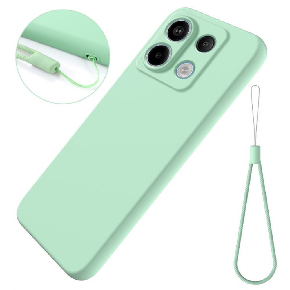 Hoesje Xiaomi Redmi Note 13 Pro 5g Vloeibare Siliconen Band