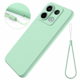 Hoesje Xiaomi Redmi Note 13 Pro 5g Vloeibare Siliconen Band