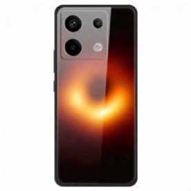 Hoesje Xiaomi Redmi Note 13 Pro 5g Zwart Gat Gehard Glas Bescherming Hoesje