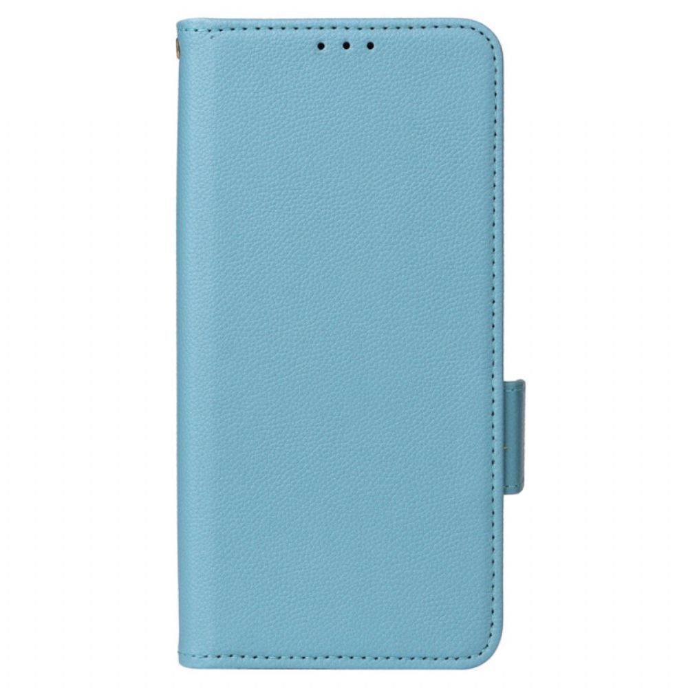 Leren Hoesje Voor Xiaomi Redmi Note 13 Pro 5g Klassiek Met Riem