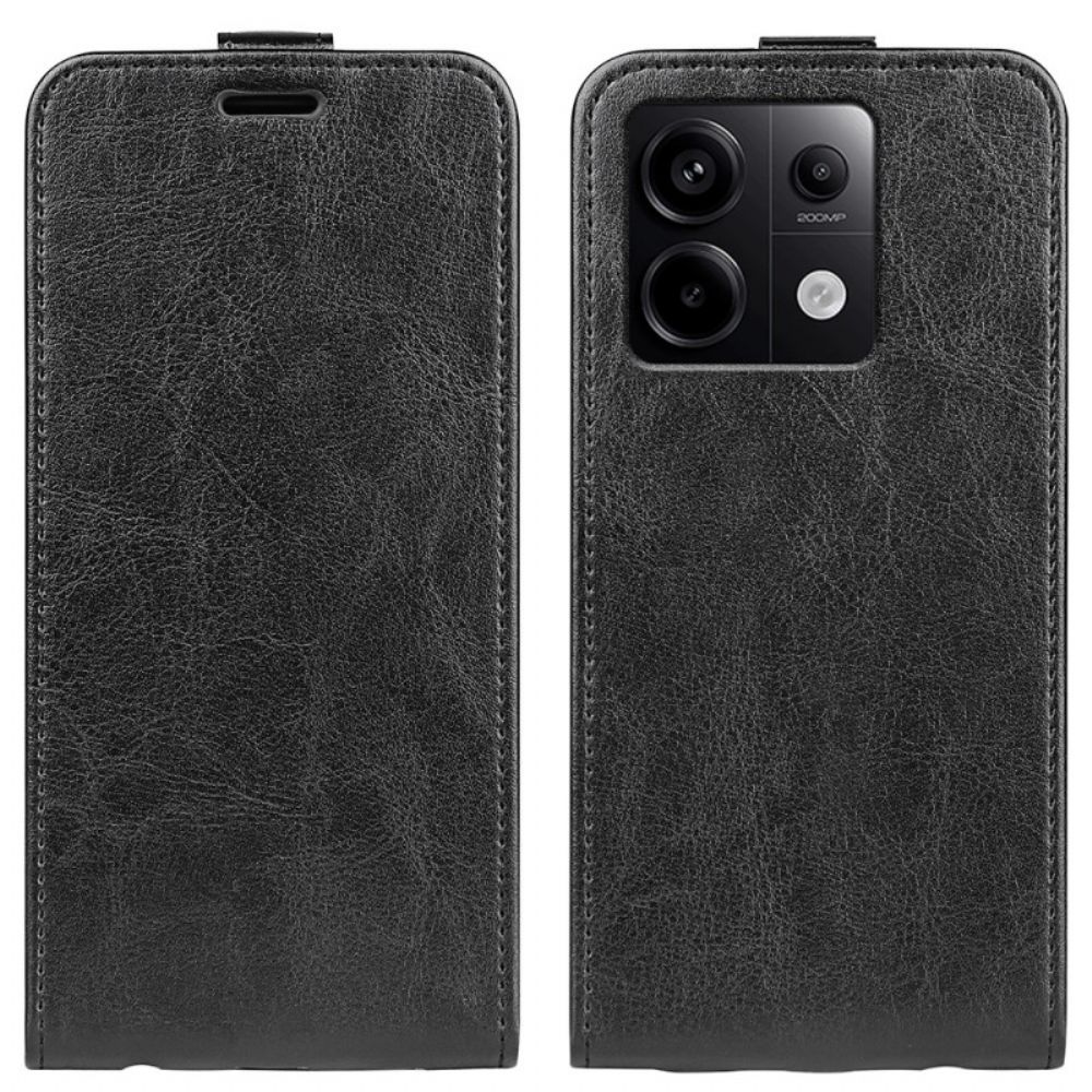 Leren Hoesje Xiaomi Redmi Note 13 Pro 5g Verticale Klep