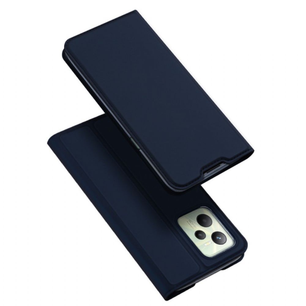 Bescherming Hoesje voor Realme C35 Folio-hoesje Dux Ducis Pro-skin