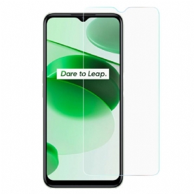 Realme C35 Screenprotector Van Gehard Glas Met Zwarte Rand