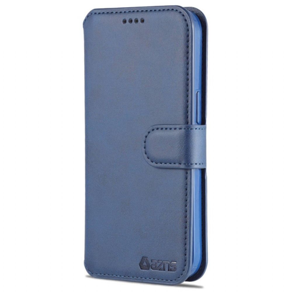 Flip Case voor iPhone 14 Pro Azns Kunstleer