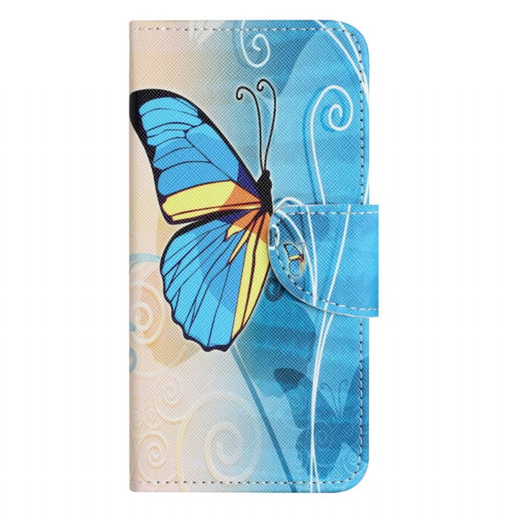 Flip Case voor iPhone 14 Pro Vlinders