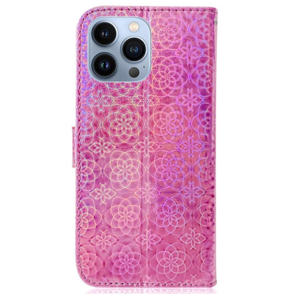 Folio-hoesje voor iPhone 14 Pro Discostijl