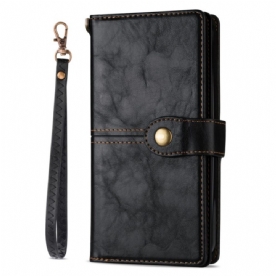 Folio-hoesje voor iPhone 14 Pro Vintage Multifunctioneel