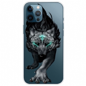 Hoesje voor iPhone 14 Pro Declinatie Wolf