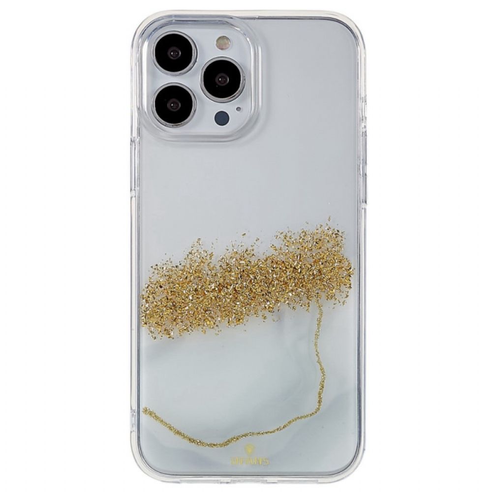 Hoesje voor iPhone 14 Pro Glitterkunst