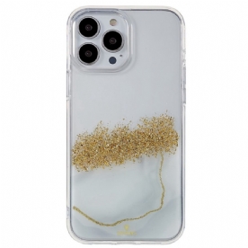 Hoesje voor iPhone 14 Pro Glitterkunst