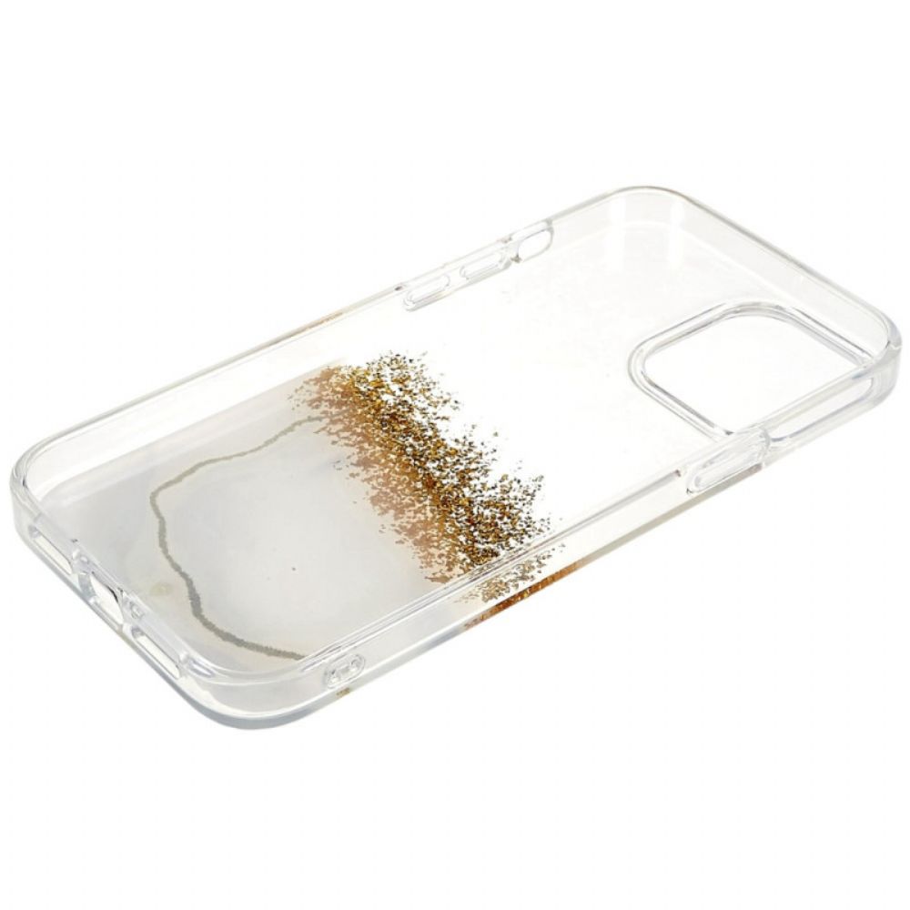 Hoesje voor iPhone 14 Pro Glitterkunst