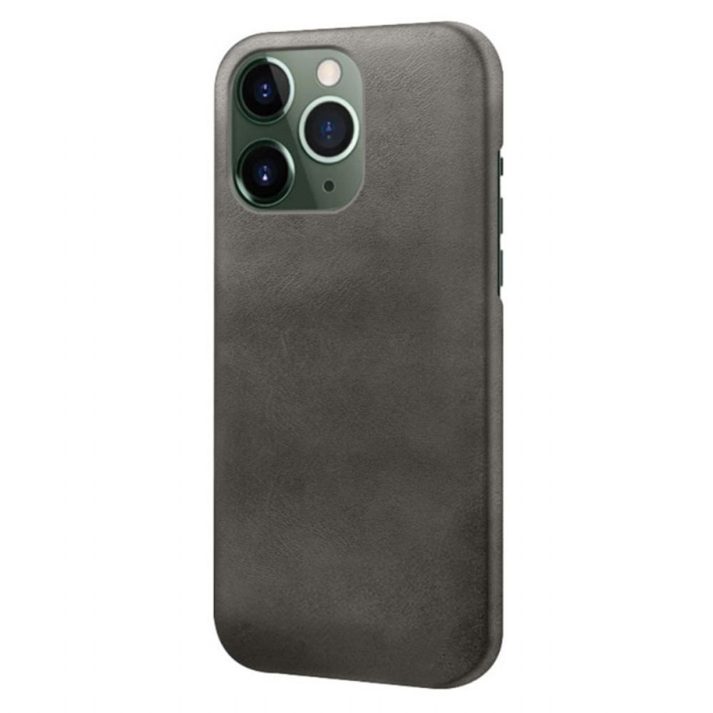 Hoesje voor iPhone 14 Pro Ledereffect