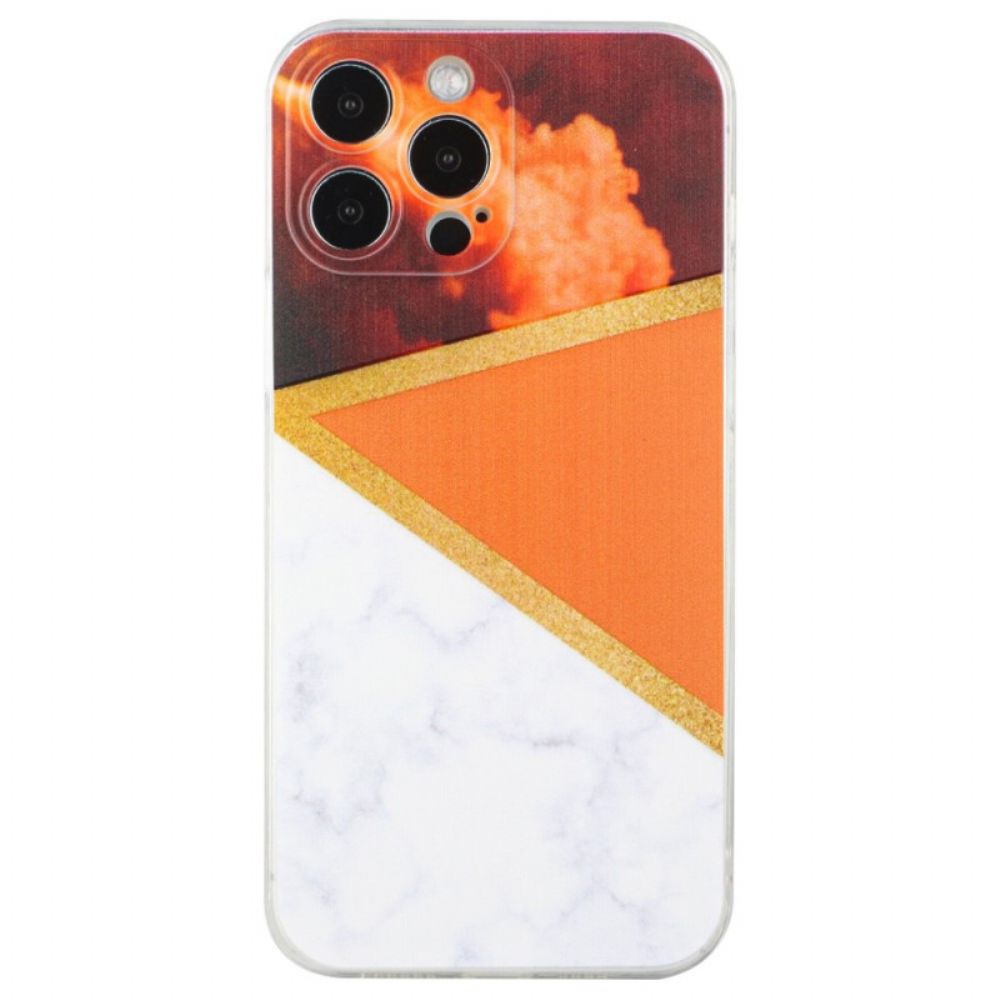 Hoesje voor iPhone 14 Pro Marmer