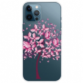 Hoesje voor iPhone 14 Pro Roze Boom