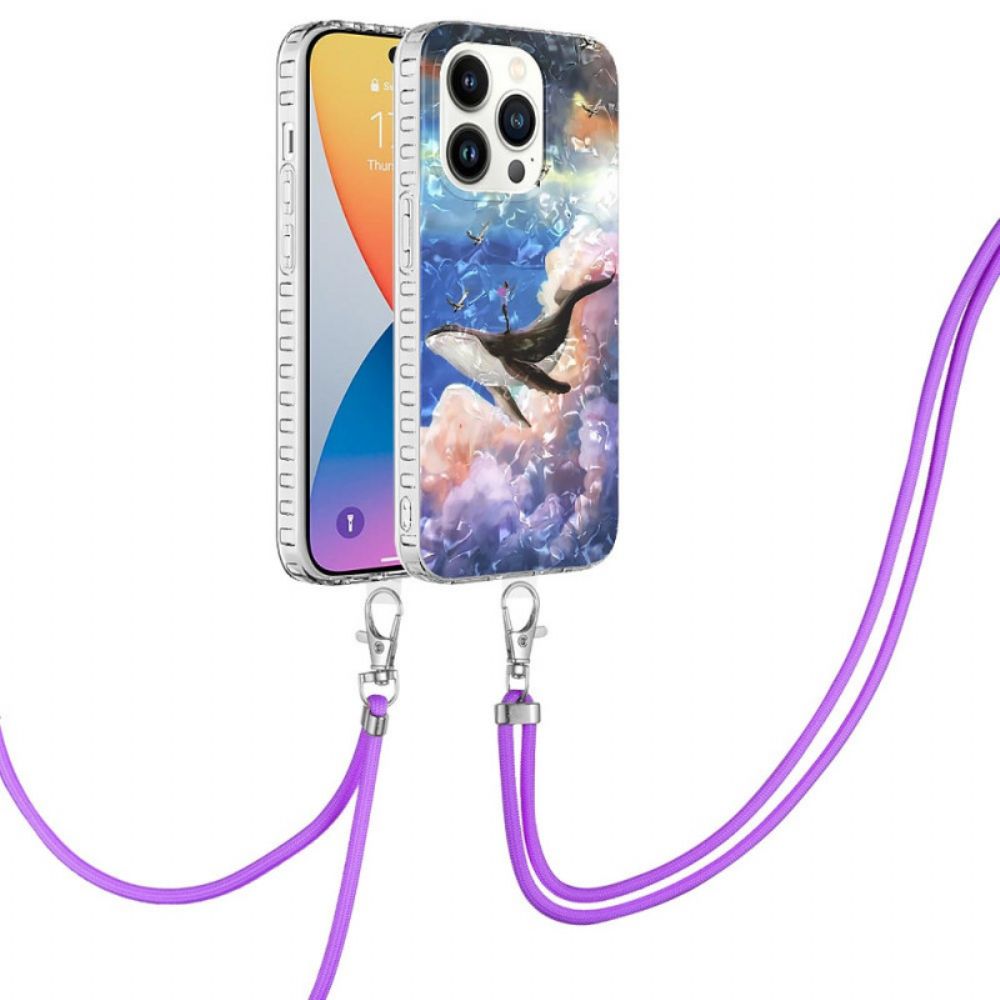 Hoesje voor iPhone 14 Pro Stijlvolle Walvis