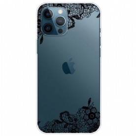 Hoesje voor iPhone 14 Pro Transparant Kant