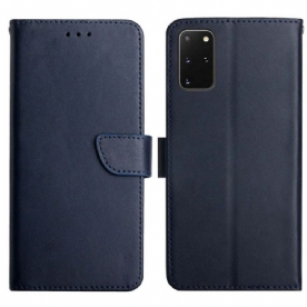 Folio-hoesje voor Samsung Galaxy S20 Plus / S20 Plus 5G Echt Nappaleer