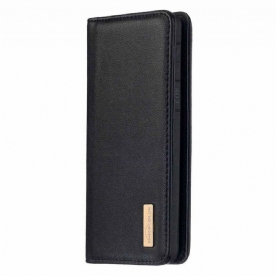 Hoesje voor Samsung Galaxy S20 Plus / S20 Plus 5G Folio-hoesje Afneembaar Echt Leer