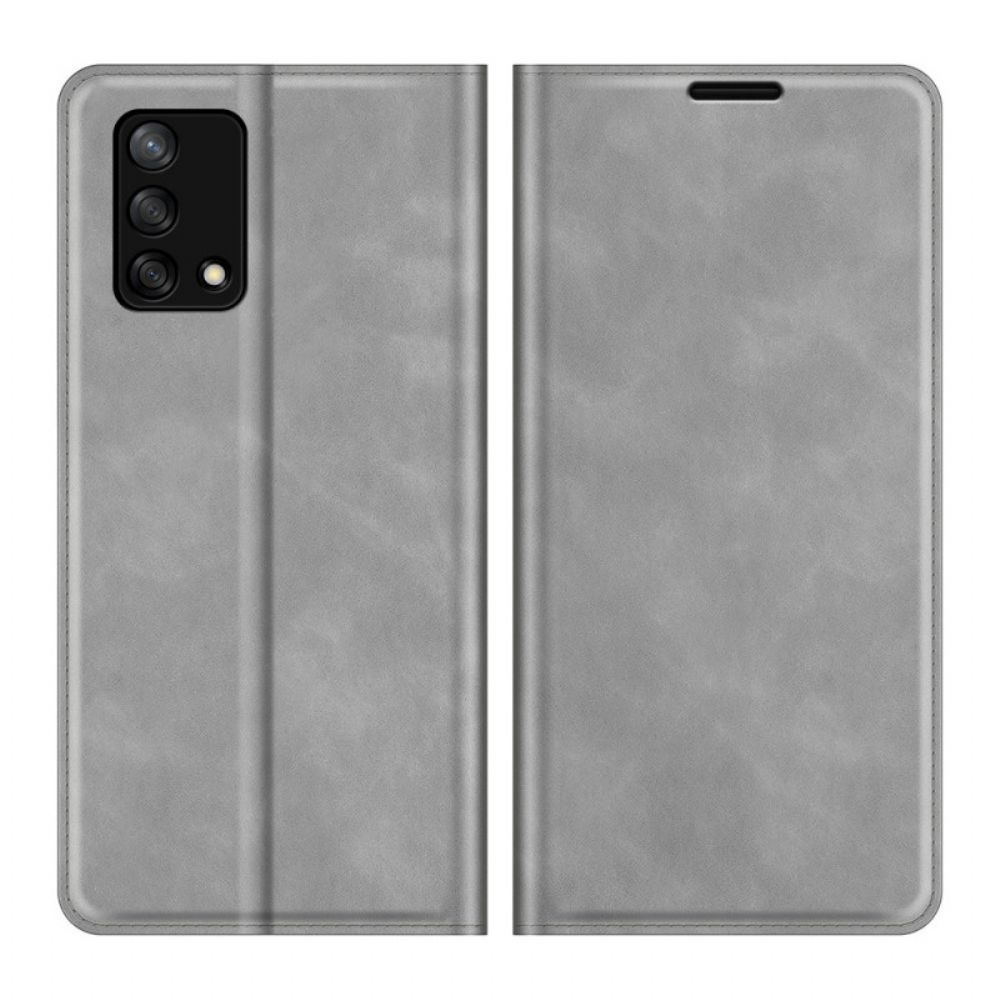 Bescherming Hoesje voor Oppo A74 4G Folio-hoesje Skin-touch