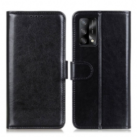 Flip Case voor Oppo A74 4G Ijzige Finesse