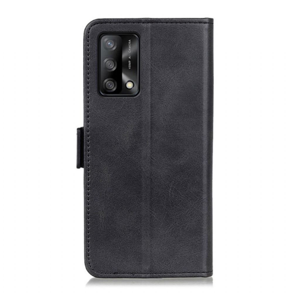 Folio-hoesje voor Oppo A74 4G Flip Case Dubbele Klep