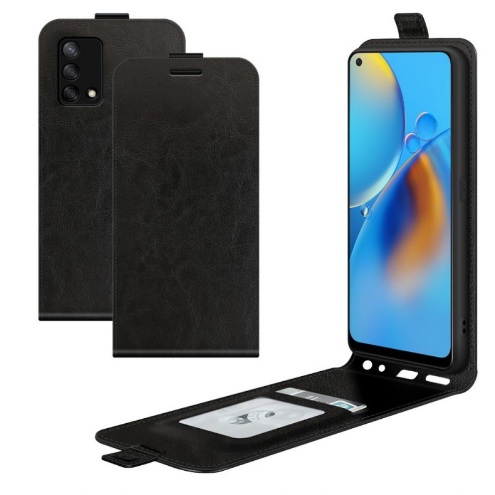 Folio-hoesje voor Oppo A74 4G Flip Case Retro Vouwen