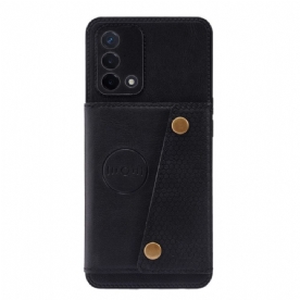 Hoesje voor Oppo A74 4G Portemonnee Snap Portemonnee